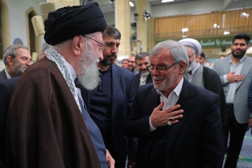 شاعروں اور فارسی زبان و ادب کے اساتذہ کی رہبر انقلاب اسلامی سے ملاقات